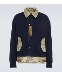 Sacai - Knitted Jacket - Lyst