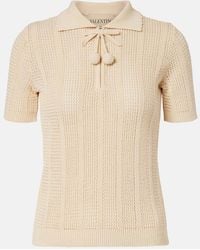 Valentino - Cotton Polo Shirt - Lyst