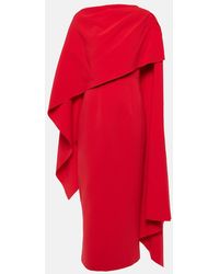ROKSANDA - Demetria Caped Midi Dress - Lyst