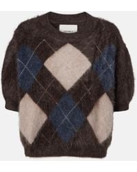 Lisa Yang - Juniper Argyle Knitted Cashmere Top - Lyst