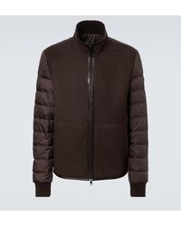 Moncler - Reversible Shearling Down Jacket - Lyst