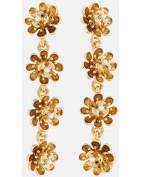 Oscar de la Renta - Orecchini pendenti con perle bijoux - Lyst