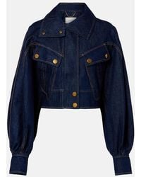 Zimmermann - Luna Denim Jacket - Lyst