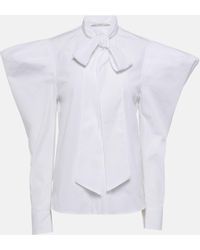 Stella McCartney - Puff-sleeve Cotton Shirt - Lyst