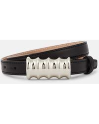 KHAITE - Julius Small Leather Belt - Lyst
