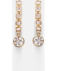 Anita Ko - Melrose 18Kt Huggie Earrings With Diamonds - Lyst