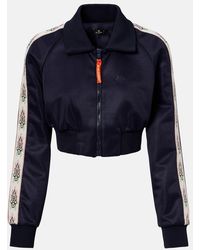 Etro - Cropped Track Jacket - Lyst
