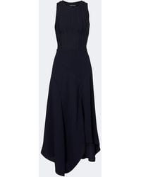 Veronica Beard - Thalissa Draped Ribbed-Knit Midi Dress - Lyst