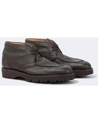 John Lobb - Leather Desert Boots - Lyst