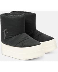 Rick Owens - Quilted Padded Boots - Lyst