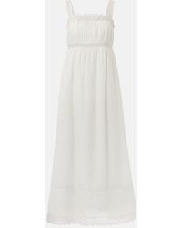 Posse - Grace Lace-Trimmed Maxi Dress - Lyst