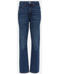 RE/DONE - High-Rise Straight Jeans '70s - Lyst