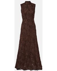 ROTATE BIRGER CHRISTENSEN - Robe Midi En Crepe - Lyst