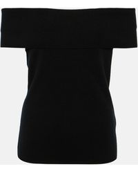 Jardin Des Orangers - Off-shoulder Wool And Cashmere Top - Lyst