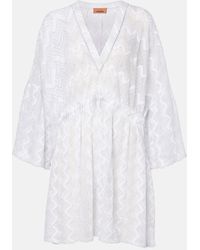 Missoni - Zigzag Lame Beach Dress - Lyst