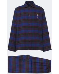Polo Ralph Lauren - Polo Bear Plaid Cotton Flannel Pajamas - Lyst