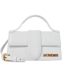 Jacquemus Le Bambino Leather Shoulder Bag - White