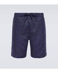 Frescobol Carioca - Felipe Linen And Cotton Shorts - Lyst