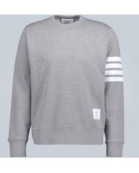 Thom Browne 4-bar Cotton Classic Sweatshirt - Grey