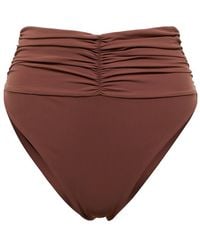 Magda Butrym - High-Rise Ruched Bikini Bottoms - Lyst