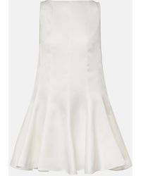 KHAITE - Mags Silk Minidress - Lyst