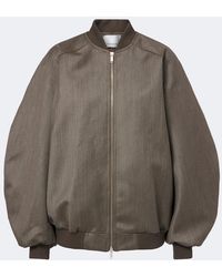 Frankie Shop - Elinor Oversized Wool Bomber Jacket - Lyst