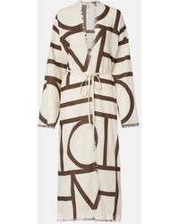TOTEME - Monogram Cotton Beach Cover-Up - Lyst