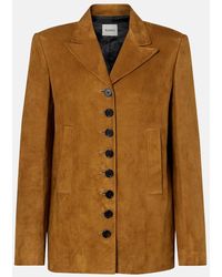KHAITE - Saraphina Suede Jacket - Lyst