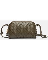 Bottega Veneta - Messenger Bag Concert Aus Leder - Lyst
