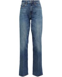 Polo Ralph Lauren High-Rise Straight Jeans - Blau