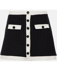 Adriana Degreas - Jacquard Miniskirt - Lyst