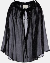 Isabel Marant - Marilou Silk Georgette Top - Lyst