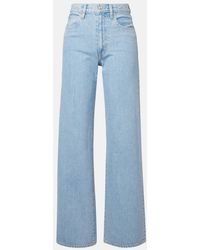 SLVRLAKE Denim - Grace High-Rise Wide-Leg Jeans - Lyst