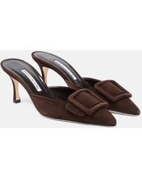 Manolo Blahnik - Mules Maysale 70 - Lyst