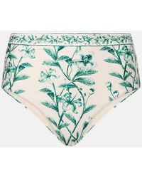 Agua Bendita - Slip Bikini Con Stampa Floreale - Lyst