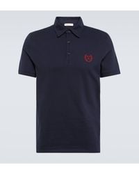 Valentino - Vlogo Cotton Polo T-shirt - Lyst