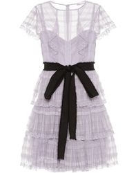 RED Valentino Minikleid aus Spitze - Mehrfarbig