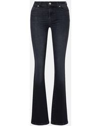 7 For All Mankind - Mid-Rise Bootcut Flared Jeans - Lyst