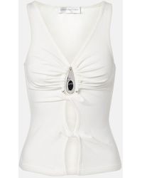 Christopher Esber - Cutout Ribbed-Knit Top - Lyst
