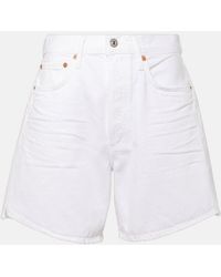 Citizens of Humanity - Marlow High-Rise Denim Shorts - Lyst