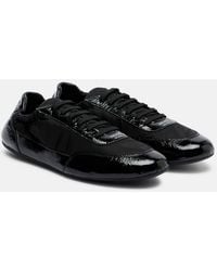Prada - Sneakers Collaps Aus Re-Nylon Und Lackleder - Lyst