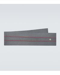 Moncler - Ribbed-knit Wool Scarf - Lyst