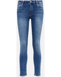AG Jeans - Mid-Rise Skinny Jeans Prima Ankle - Lyst