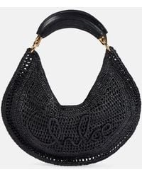 Chloé - Summer Banana Small Raffia Shoulder Bag - Lyst