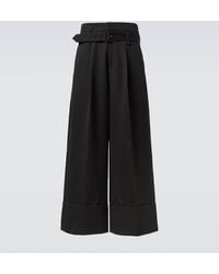 Simone Rocha - Pantaloni A Gamba Larga Con Cintura - Lyst