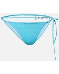 Loewe - Paula's Ibiza Jacquard Bikini Bottoms - Lyst