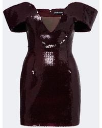 David Koma - Sequined Off-Shoulder Minidress - Lyst
