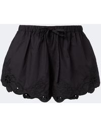 SIR. - Klara Emboirdered Cotton Shorts - Lyst