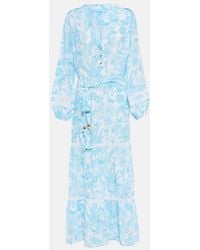 Melissa Odabash - Wisteria Printed Maxi Dress - Lyst