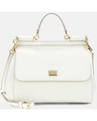 Dolce & Gabbana - White Sicile Medium Handsbag - Lyst